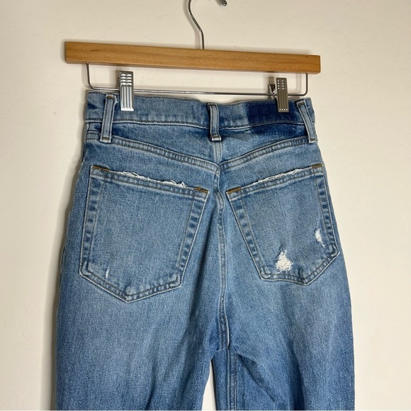 Abercrombie & Fitch 90s Straight Ultra High Rise Criss Cross Jeans - Picture 6 of 6